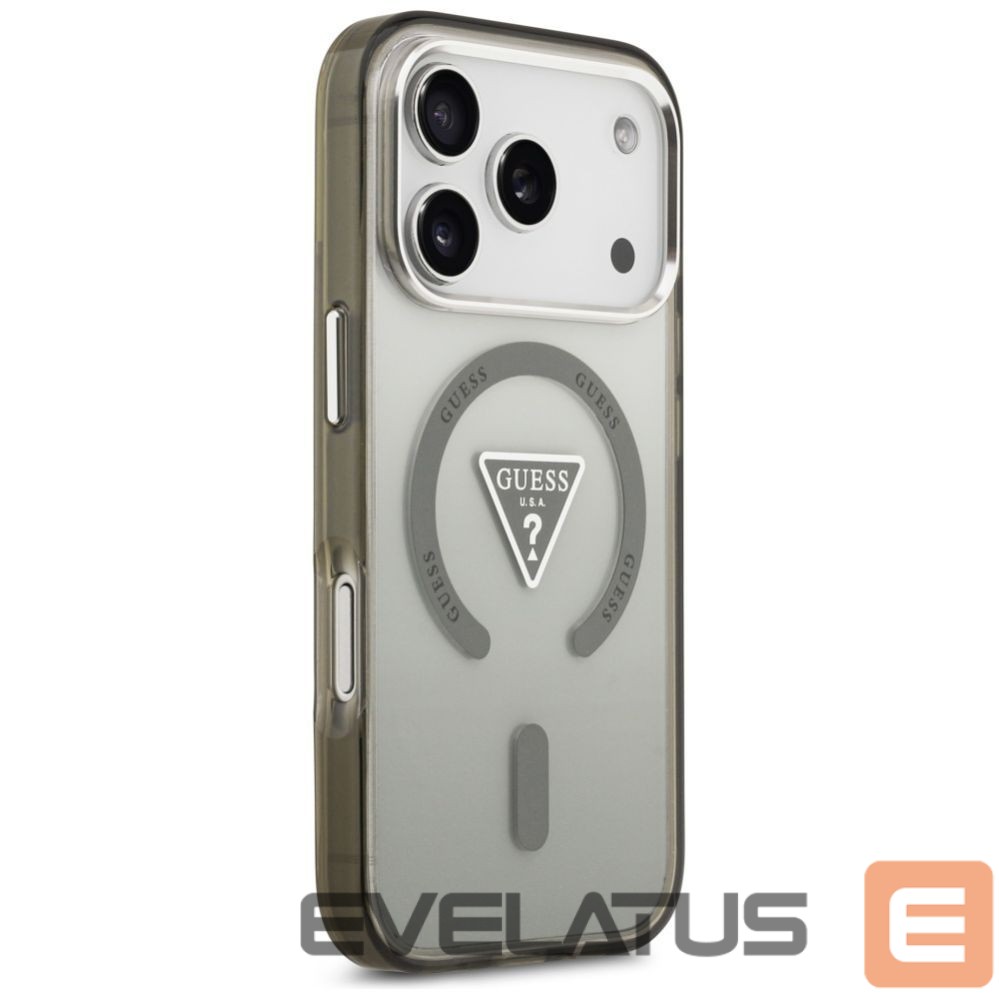 Back panel cover Guess Guess IML Gradient Triangle Logo MagSafe Case for iPhone 17 Pro Max - Green