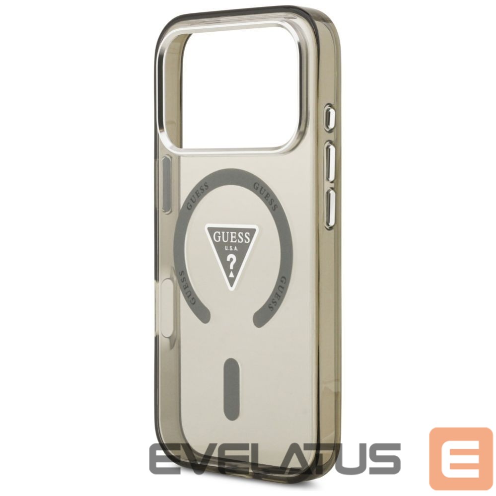 Back panel cover Guess Guess IML Gradient Triangle Logo MagSafe Case for iPhone 17 Pro Max - Green