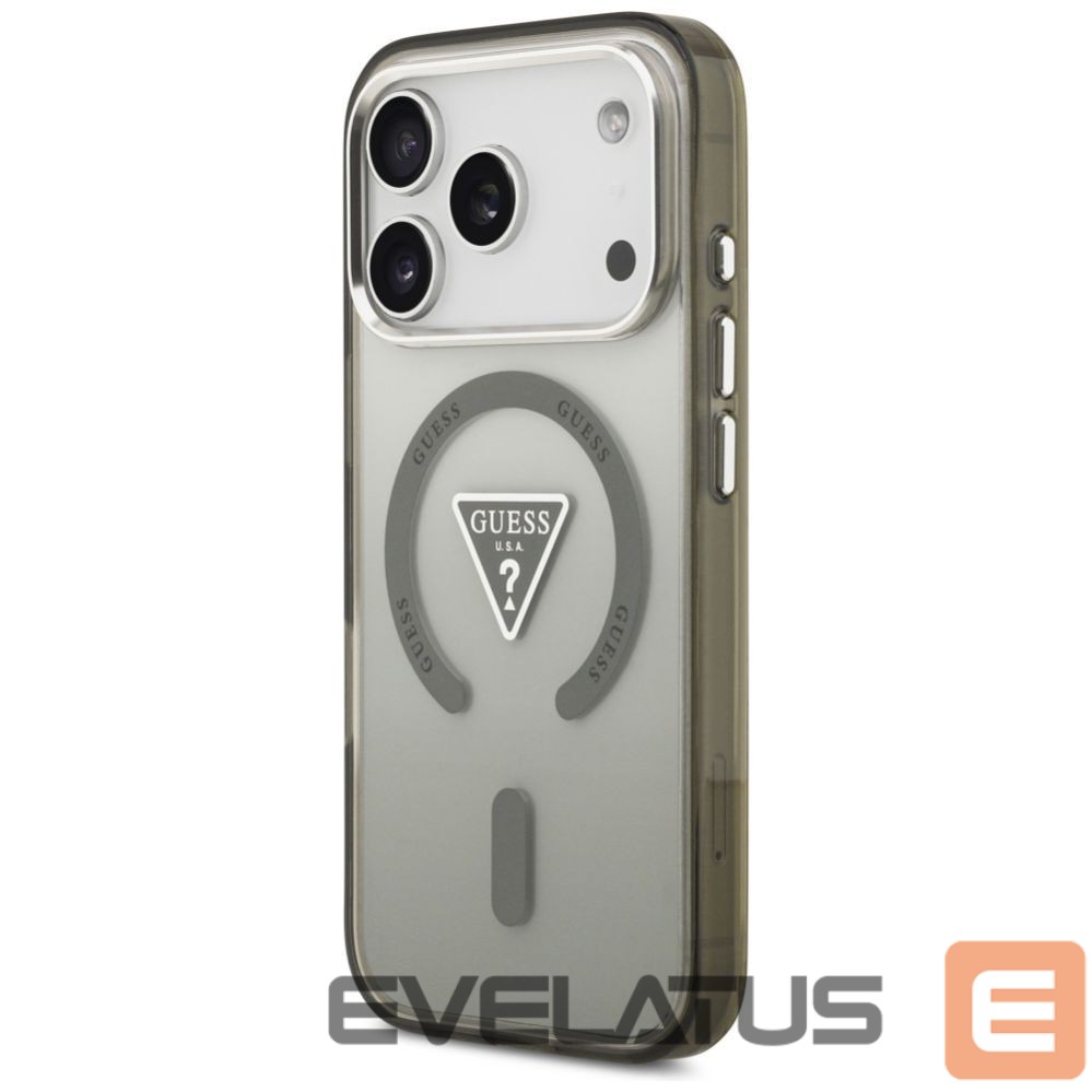 Back panel cover Guess Guess IML Gradient Triangle Logo MagSafe Case for iPhone 17 Pro Max - Green
