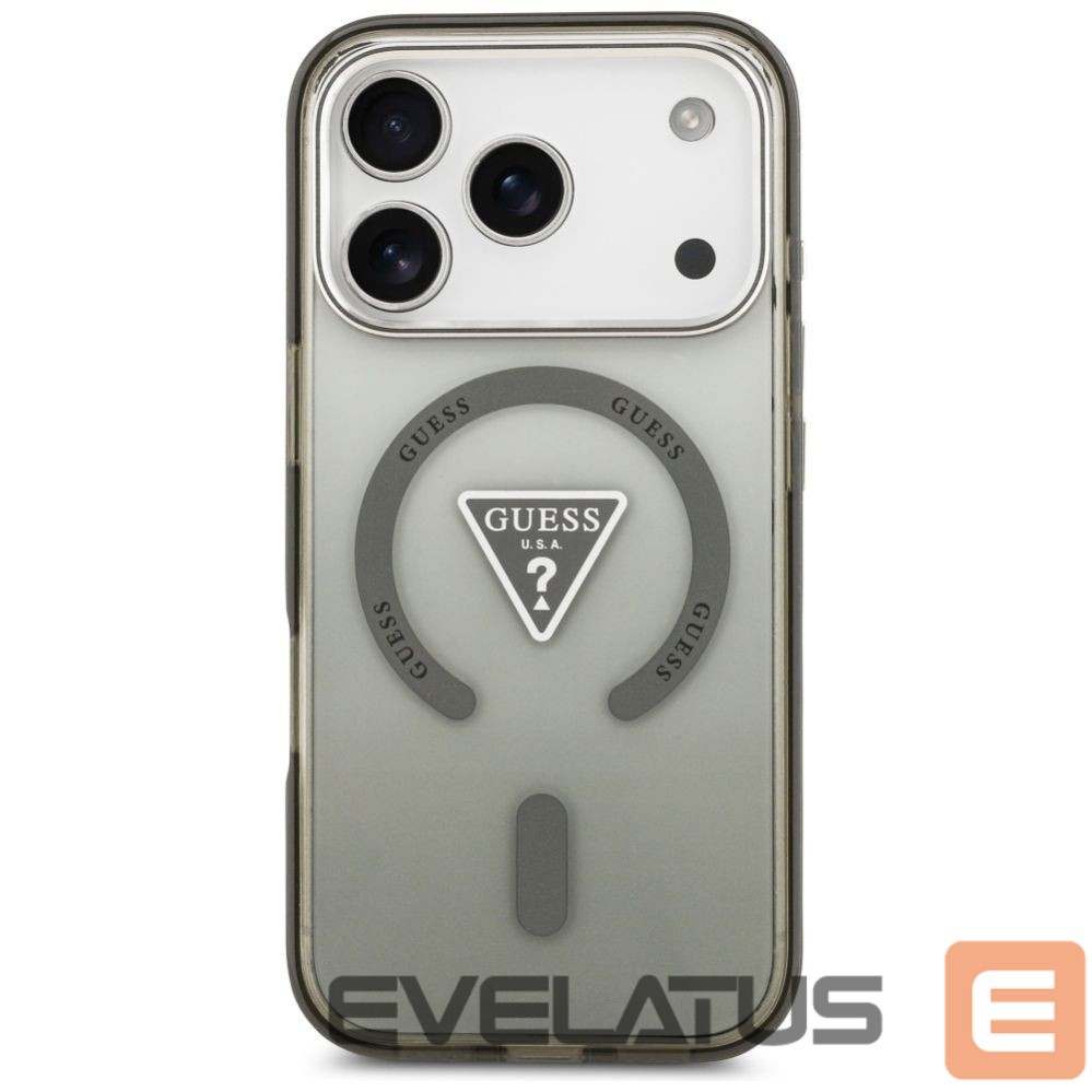Back panel cover Guess Guess IML Gradient Triangle Logo MagSafe Case for iPhone 17 Pro Max - Green