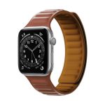 Back panel cover Hurtel  Magnetic Strap Magnetic Strap Bracelet for Apple Watch 38/40mm - Brown 