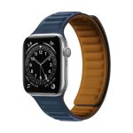 Back panel cover Hurtel  Magnetic Strap Magnetic Strap Bracelet for Apple Watch 38/40mm - Blue 