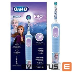 Hair care Oral-B  Oral-B Electric Toothbrush Vitality PRO Kids Frozen Rechargeable For children Number of brush heads included 1 Blue Number of teeth brushing 