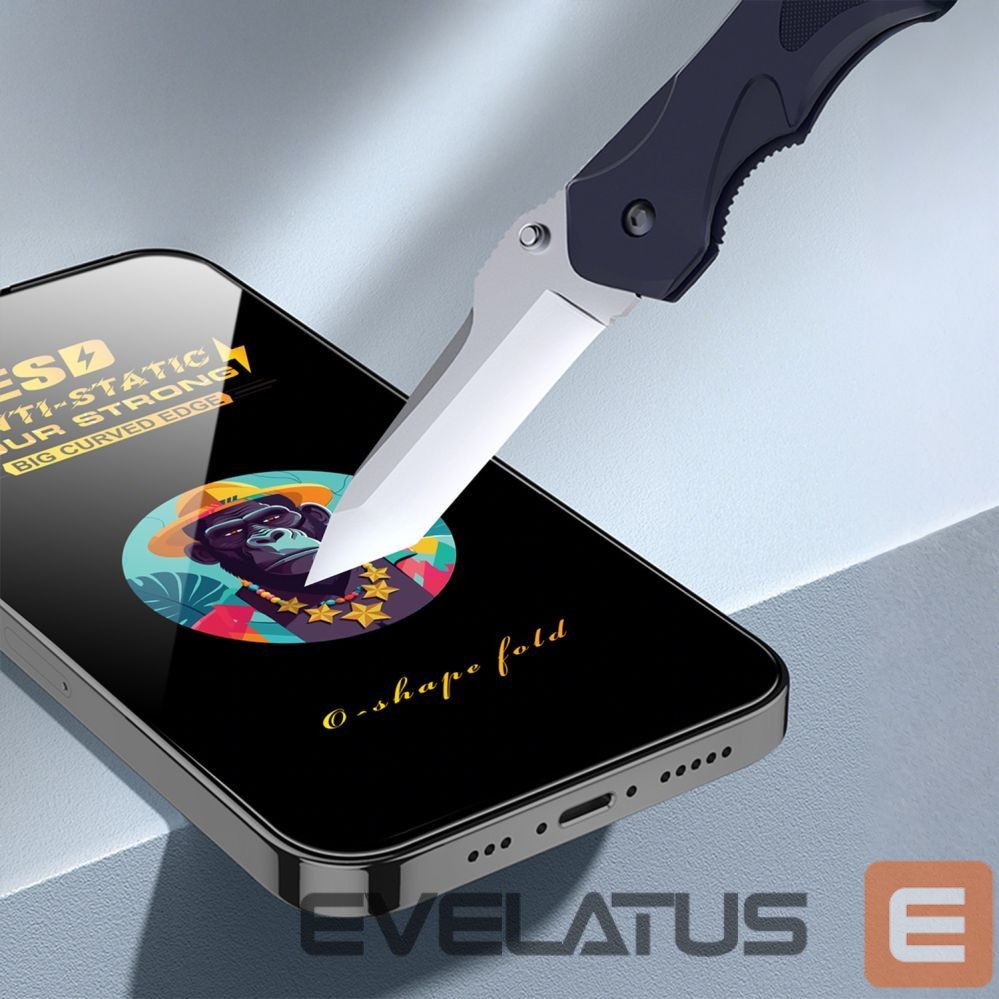 Protective glass TFO Universal tempered glass 9D OneFit AI-57 6,7"