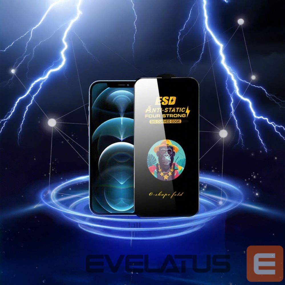 Protective glass TFO Universal tempered glass 9D OneFit AI-57 6,7"