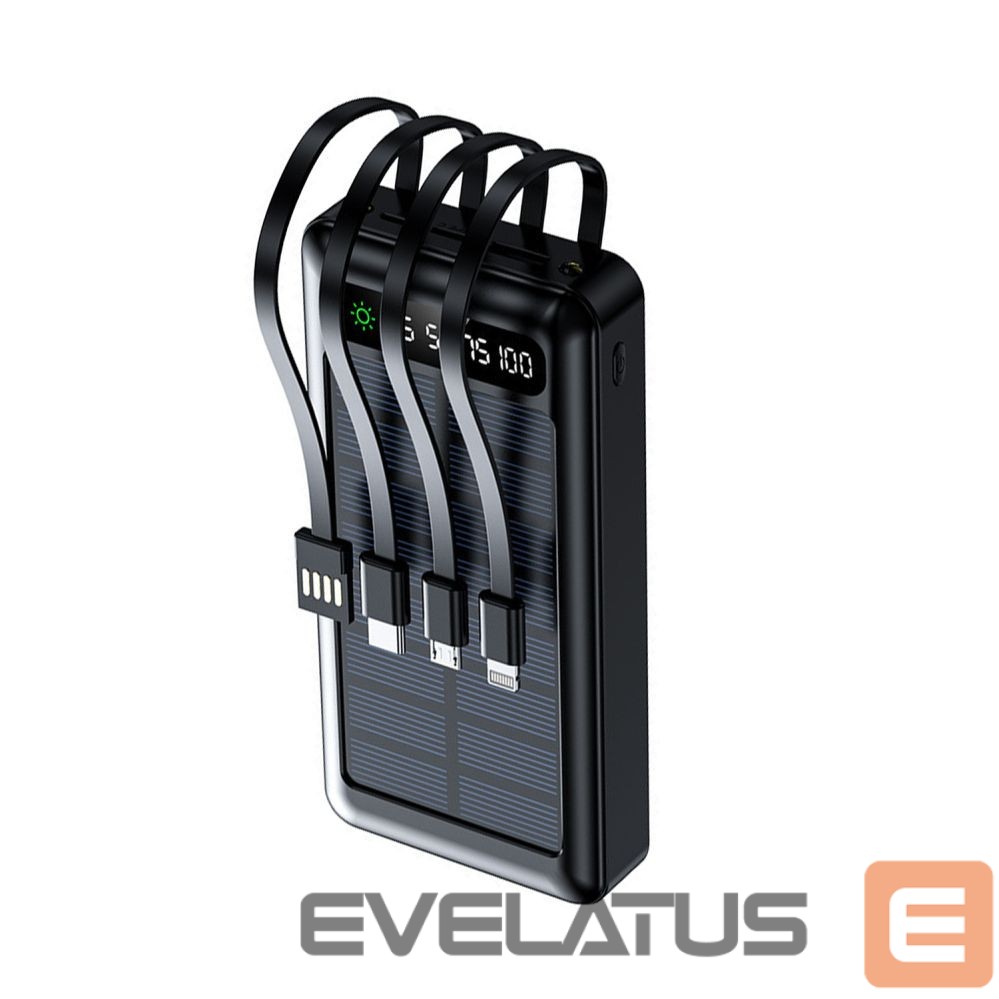 Power bank Setty Setty solar power bank SLR-120 20000 mAh black