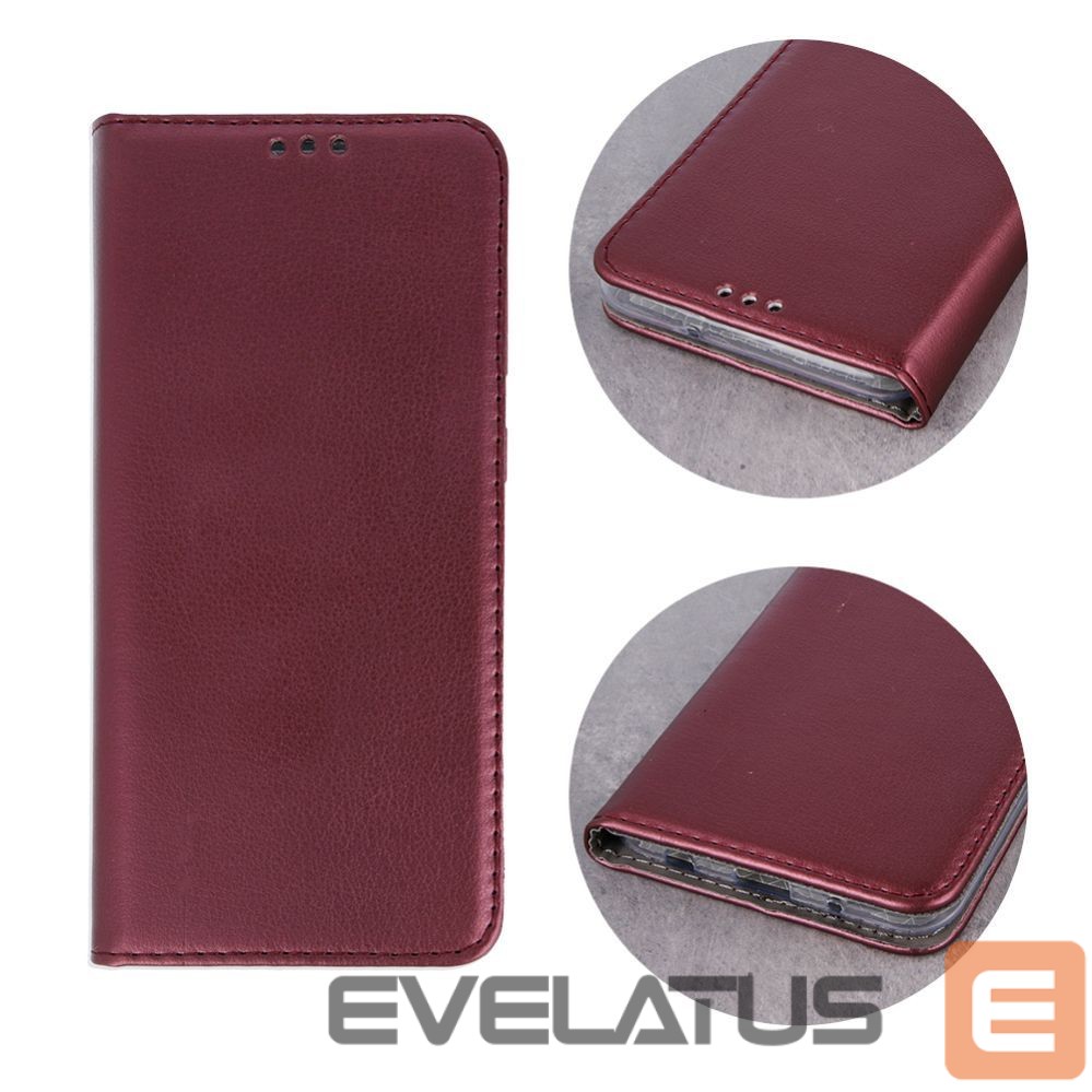 Book case iLike - Smart Magnetic case for Samsung Galaxy A27 5G burgundy