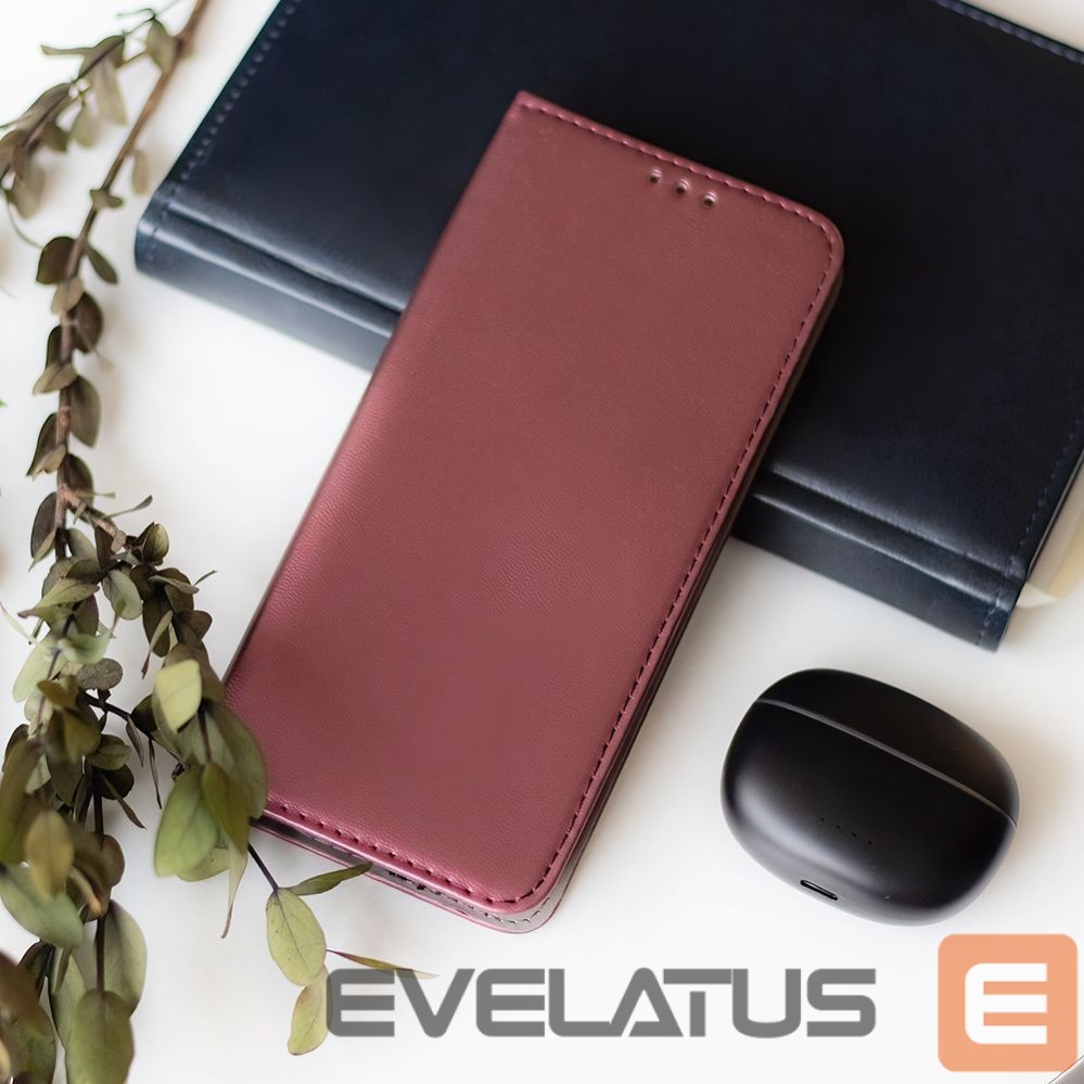 Book case iLike - Smart Magnetic case for Samsung Galaxy A27 5G burgundy