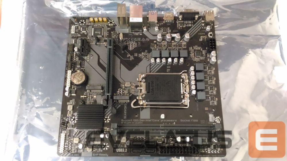 Motherboard for Intel processors Gigabyte SALE OUT. B760M H DDR4 1.0 M/B | B760M H DDR4 1.0 M/B | Processor family Intel | Processor socket LGA1700 | DDR4 DIMM | Memory slots 2 | Supported hard disk drive interfaces SATA, M.2 | Number of SATA connectors 4 | Chipset Intel B760 Express | Micro ATX | USED, REFURBISHED, WITHOUT ORIGINAL PACKAGING AND ACCESSORIES, ONLY BACK PANEL INCLUDED