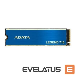 Hard drive SSD ADATA  LEGEND 710 256 GB SSD form factor M.2 2280 SSD interface PCIe Gen3x4 Write speed 1800 MB/s Read speed 2400 MB/s 