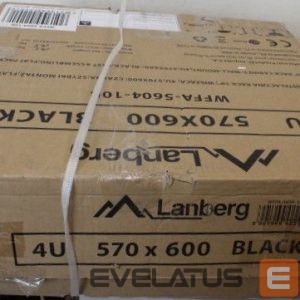 Other goods Lanberg  SALE OUT.  Rack cabinet 19" wall-mounted 4U 600 fast assembly (flat pack), black | SALE OUT.  Rack cabinet 19" wall-mounted 4U 600 fast assembly (flat pack) | WFFA-5604-10B | Black | DAMAGED PACKAGING, UNPACKED 