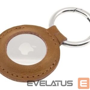 Back panel cover fixed  | Case for AirTag | Genuine cowhide | Brown 