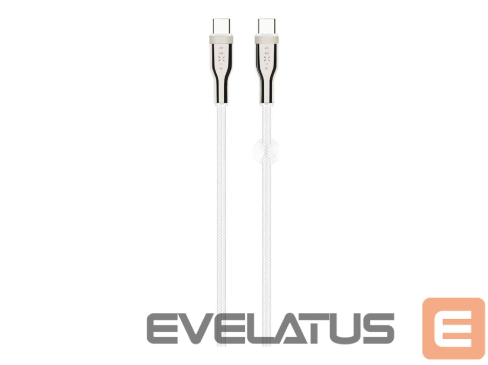 Cable fixed | Braided Cable, 100W | FIXDB-CC12-WH | White