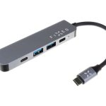 Wireless headphones fixed  | 5-port USB-C HUB Mini for laptops and tablets | FIXHU-MN-GR 