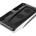 Controller fixed  Multifunctional Station for PlayStation 5 with Cooling and Charging for two DualSense Controllers | FIXPS5-MCS-BW 