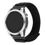 Strap fixed  | Sporty Strap for Garmin QuickFit 22mm | 160-210 mm | Black | Nylon 