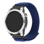 Strap fixed  | Sporty Strap for Garmin QuickFit 22mm | 160-210 mm | Dark blue | Nylon 