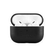 Headphone case fixed  | Earbuds Case with MagSafe Support | Apple AirPods Pro 2/Pro 2 (USB-C) | Black | Leather 