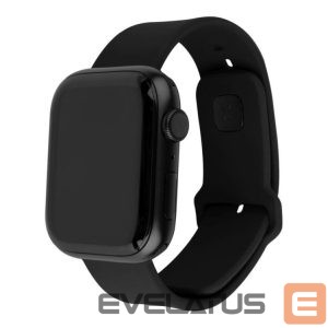 Strap fixed  | Sporty Strap Set for Apple Watch 42/44/45mm | 170-235 mm | Black | Silicone 