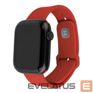 Strap fixed  | Sporty Strap Set for Apple Watch 42/44/45 mm | 170-235 mm | Red | Silicone 