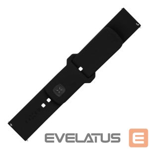 Strap fixed  | Sporty Strap Set with Quick Release 22mm for smartwatch | 160-235 mm | Black | Silicone 