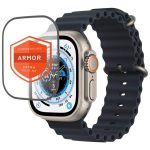 Strap fixed  | Armor Tempered Glass for Apple Watch Ultra 49mm/Ultra 2 49mm | Black 
