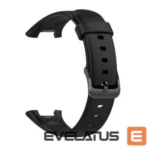Strap fixed  | Silicone Strap for Xiaomi Mi Smart Band 7 Pro | Black 