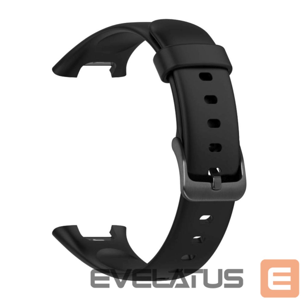 Strap fixed | Silicone Strap for Xiaomi Mi Smart Band 7 Pro | Black