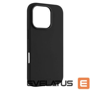 Back panel cover fixed  Back cover | Apple | iPhone 17 Pro Max | Liquid silicon | Black | MagFlow 
