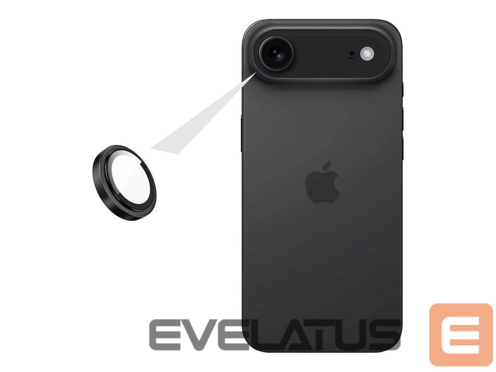 Back panel cover fixed Camera Glass | Apple | iPhone Air | Glass | Black