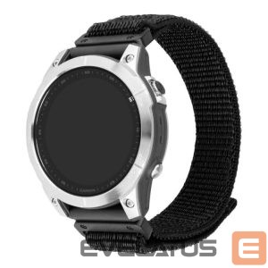 Strap fixed  | Sporty Strap for Garmin QuickFit 26mm | 160-210 | Black | Nylon 