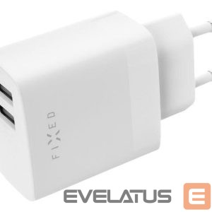 Controller fixed  Dual USB Travel Charger 17W, White | 