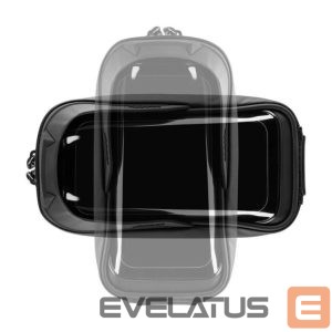 Back panel cover fixed  FIXBIB2-BK | Bicycle case | Black | For all types of phones up to 6.8'' 