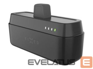 Power bank fixed  | Zen 5 Plug-in 20W Powerbank | FIXZEN-5PL-BK | 5000 mAh | USB-C: DC 5V/3A, 9V/2.22A, 12V/1.67A 20W MAX | Black 