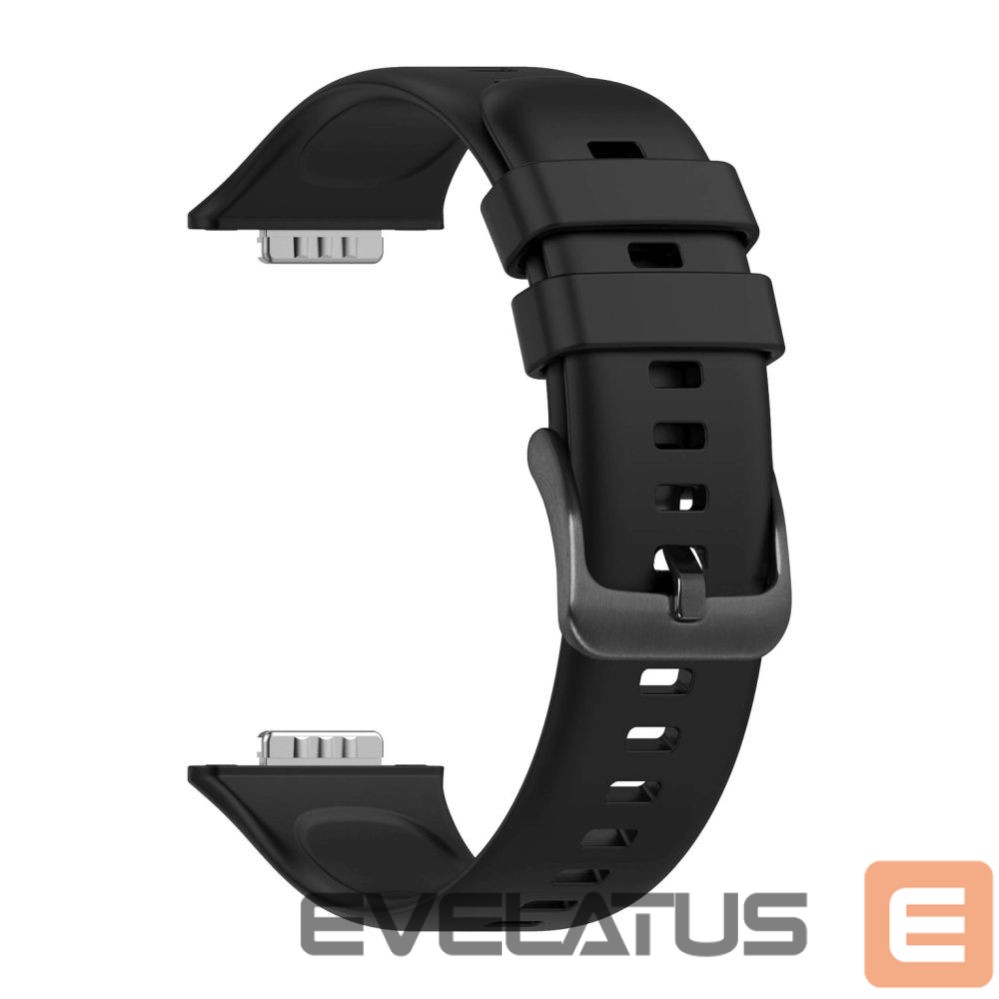 Strap fixed | Silicone Strap for Huawei Watch Fit 2/Fit 2 Classic | Black