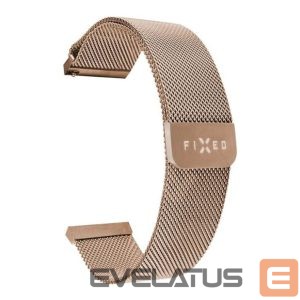 Strap fixed  | Mesh Strap with Quick Release 20mm for Smartwatch | Rose gold 
