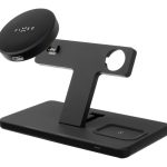 Back panel cover fixed  | MagPowerstation 3-in-1 wireless charging stand with MagSafe mount support | FIXMPOS-BK | Black 