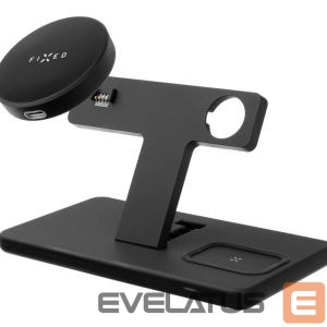 Back panel cover fixed  | MagPowerstation 3-in-1 wireless charging stand with MagSafe mount support | FIXMPOS-BK | Black 
