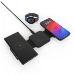 Back panel cover fixed  | Wireless Foldable Charger 3in1 Flex for Samsung | FIXFLE-SA-BK | Black 