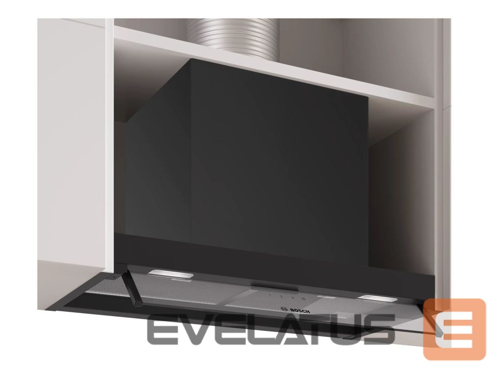 Built-in cooker hood Bosch DBB65CC60 Built-in Extractor Hood, B, Width 60 cm, Max extraction power 582 m3/h, Matte Black |