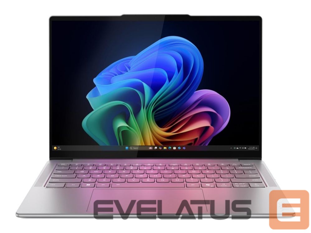 Laptop computer Lenovo Yoga Slim 7 14ILL10 14 WUXGA ULT5-226V/16GB/512GB/Intel Arc 130V Graphics/WIN11 Home/Nordic Backlit kbd/Luna Grey/2Y Warranty | Yoga (w/o 65W Power adapter) Slim 7 14ILL10 | Luna Grey | 14 " | OLED | WUXGA | 1920 x 1200 pixels | 60 Hz | Glossy | Intel Core Ultra 5 | 226V | 16 GB | LPDDR5X | Solid-state drive capacity 512 GB | Intel Graphics | Windows Home 11 | 802.11be | Bluetooth version 5.4 | Keyboard language Nordic | Keyboard backlit | Warranty 24 month(s) | Battery warranty 12 month(s)