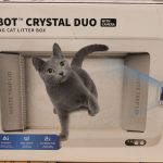 For livestock PETKIT  SALE OUT. |  Purobot Crystal Duo with Camera Self-Cleaning Cat Litter Box | White | MISSING INNER PACKAGING, DEMO 