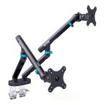 TV bracket Digitus  Desk Mount | Tilt, rotation, pivot | Dual design monitor mount, 2x 35", 2x 10 kg | 35 " | Maximum weight (capacity) 20 kg | Black 