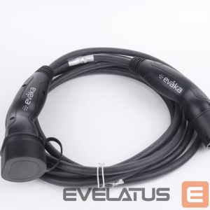 Accessory for electric vehicle EVAKA  EV Charging Cable Type 2-Type 2, 22 kW, 32 A, 5 x 6 mm2, 1 x 0.5 mm2, 7 m | ITGAM3872 | Black 