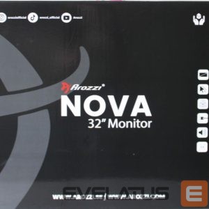 Monitor AROZZI  SALE OUT.  Nova 32" IPS, 180Hz, Computer Monitor - Black |  | Nova | 32 " | IPS | QHD | 16:9 | 180 Hz | 1 ms | 2560 x 1440 pixels | 300 cd/m² | HDMI ports quantity 2 | Black | Warranty 24 month(s) | DAMAGED INNER PACKAGING, DEMO 