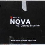 Monitor AROZZI  SALE OUT.  Nova 49" VA, 165Hz - Black |  | Nova | 49 " | VA | 32:9 | 165 Hz | 4 ms | 5120 x 1440 pixels | 350 cd/m² | HDMI ports quantity 2 | Black | Warranty 24 month(s) | DAMAGED PACKAGING, SCRATCHED BODY 