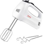 Mixers and blenders TEFAL  Hand mixer | HT3101 QuickMix | Hand Mixer | 300 W | Number of speeds 5 | Turbo mode | White 