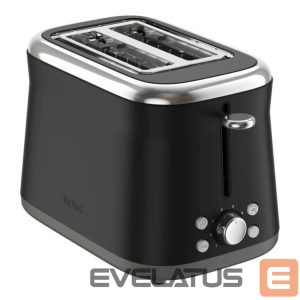 Toster TEFAL  Toaster | TT7208E0 Collection Retro | Power 850 W | Number of slots 2 | Housing material Stainless steel | Black 