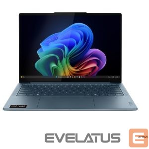 Laptop computer Lenovo  Yoga Slim 7 14AKP10 AMD | Tidal Teal | 14 " | OLED | WUXGA | 1920 x 1200 pixels | Glossy | AMD Ryzen AI 5 | 340 | 16 GB | Soldered LPDDR5 | Solid-state drive capacity 512 GB | AMD Radeon 840M Graphics | Windows Home 11 | 802.11be | Bluetooth version 5.4 | Keyboard language Nordic | Keyboard backlit | Warranty 24 month(s) | Battery warranty 12 month(s) 