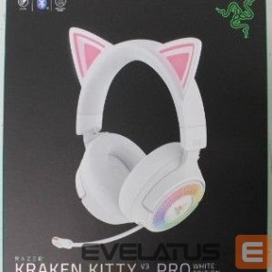 Wired headphones Razer  SALE OUT.  Kraken Kitty V3 Pro Headset, White |  Headset | Kraken Kitty V3 Pro | Bluetooth | Over-Ear | DAMAGED PACKAGING, DEMO 
